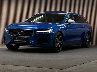 Begagnad Volvo V90 R-Design Pro 255 HK (187 kW) 2017 Blå Kombi