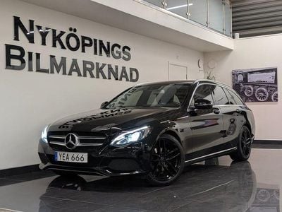Svart Begagnad 2016 Mercedes C200 Avantgarde Kombi | 159 900 kr (Bra pris)