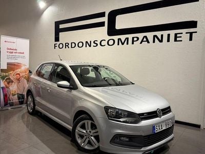 Begagnad VW Polo R-line 90 HK (66 kW) 2013 Svart Halvkombi