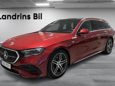 Manufaktur patagonienröd metallic Begagnad 2025 Mercedes E300 AMG line Kombi | 709 900 kr (Marknadspris)
