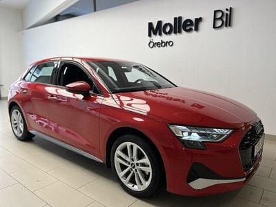 Progressivröd metallic Begagnad 2024 Audi A3 Advanced Plus Sedan | 294 900 kr (Marknadspris)