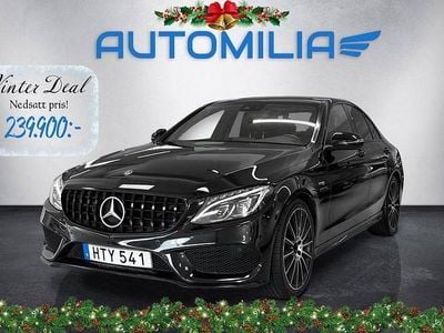 Svart Begagnad 2017 Mercedes C43 AMG AMG Sedan | 239 900 kr