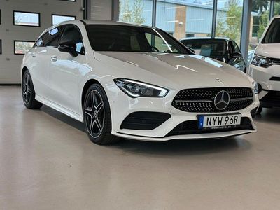 Begagnad Mercedes CLA200 Shooting Brake AMG 150 HK (110 kW) 2022 Vit Kombi