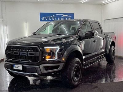 Begagnad Ford F-150 Raptor 456 HK (335 kW) 2017 Svart Pickup