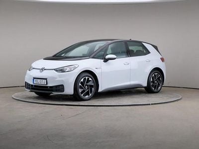 Vit Begagnad 2021 VW ID.3 Pro Performance Halvkombi | 215 000 kr (Marknadspris)