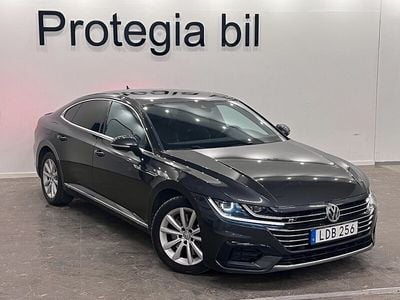 Begagnad VW Arteon R-line 240 HK (176 kW) 2018 Mörkgrå (svart) Halvkombi