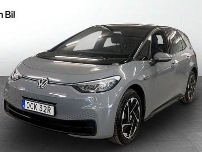Begagnad VW ID.3 Pro Performance 150 kW (204 HK) 2020 Moonstone grey/black Halvkombi