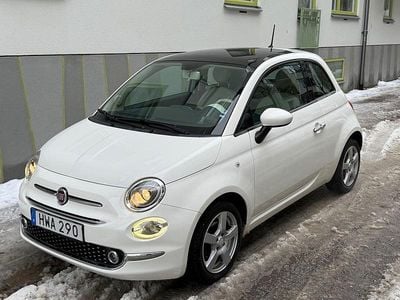 Vit Begagnad 2015 Fiat 500 Lounge Halvkombi | 69 900 kr (Bra pris)