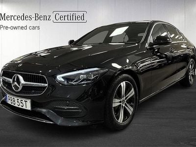 Svart Begagnad 2024 Mercedes C200 Avantgarde Sedan | 409 000 kr (Bra pris)