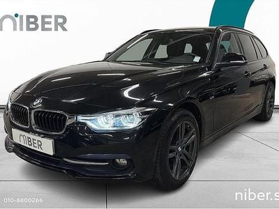 Svart Begagnad 2017 BMW 320 Sport Line Kombi | 239 900 kr (Marknadspris)