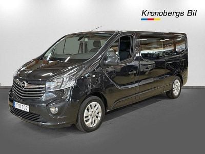 Svart Begagnad 2018 Opel Vivaro Minibuss | 142 900 kr (Dyr)