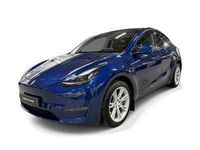 Blå Begagnad 2021 Tesla Model Y Long Range AWD SUV | 386 400 kr (Marknadspris)