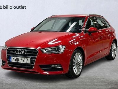 Begagnad Audi A3 Sportback Ambition 150 HK (110 kW) 2014 Röd Halvkombi