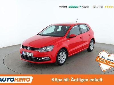 Röd Begagnad 2015 VW Polo Halvkombi | 78 000 kr (Marknadspris)