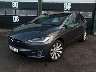 Grå Begagnad 2019 Tesla Model X SUV | 429 900 kr (Lite dyr)
