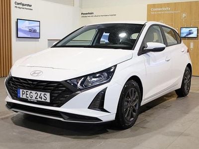 Vit Begagnad 2024 Hyundai i20 Halvkombi | 189 900 kr (Marknadspris)