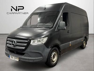 Svart Begagnad 2018 Mercedes Sprinter Van | 169 900 kr (Dyr)