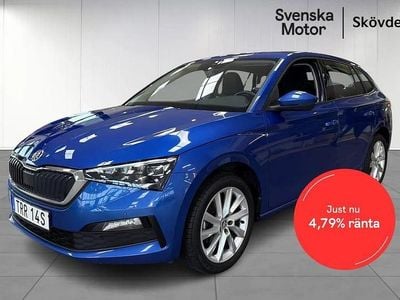 Begagnad Skoda Scala Style 112 HK (82 kW) 2022 Blå Halvkombi