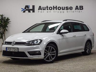 Vit Begagnad 2015 VW Golf VII R-line Kombi | 144 000 kr (Marknadspris)