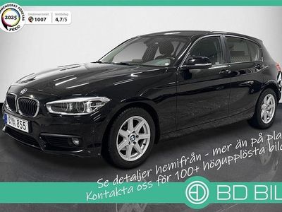 Svart Begagnad 2017 BMW 118 Advantage Halvkombi | 138 400 kr (Bra pris)