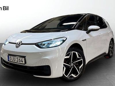 Vit Begagnad 2022 VW ID.3 Pro Performance Halvkombi | 269 900 kr (Marknadspris)