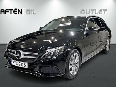 Begagnad Mercedes C180 Avantgarde 156 HK (114 kW) 2018 Svart Kombi