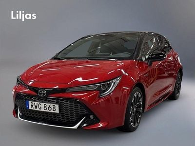 Röd Begagnad 2021 Toyota Corolla Hybrid Sport Halvkombi | 259 000 kr (Lite dyr)