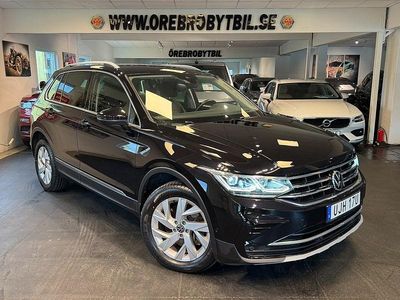 Svart Begagnad 2021 VW Tiguan Elegance SUV | 269 500 kr (Marknadspris)