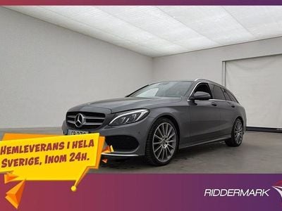 Grå Begagnad 2018 Mercedes C220 AMG Kombi | 249 800 kr (Marknadspris)