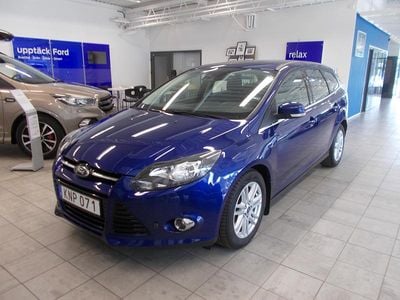 Blå Begagnad 2014 Ford Focus Kombi | 99 400 kr
