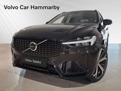 Begagnad Volvo XC60 R-Design 456 HK (335 kW) 2022 Svart SUV