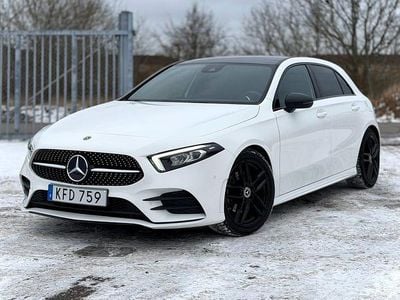 Begagnad Mercedes A200 AMG 163 HK (119 kW) 2018 Vit