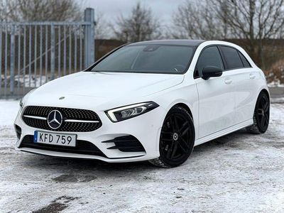Vit Begagnad 2018 Mercedes A200 AMG | 229 000 kr (Marknadspris)