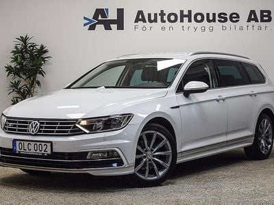 Vit Begagnad 2017 VW Passat R-line Kombi | 189 000 kr (Marknadspris)