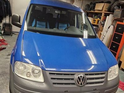 Blå Begagnad 2007 VW Caddy Minibuss | 15 000 kr (Marknadspris)