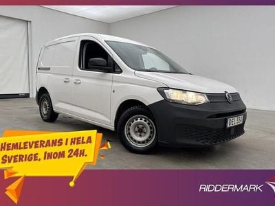 Vit Begagnad 2021 VW Caddy Minibuss | 139 800 kr (Marknadspris)
