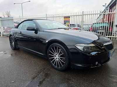 Svart Begagnad 2006 BMW 630 Cabriolet Cab | 169 200 kr