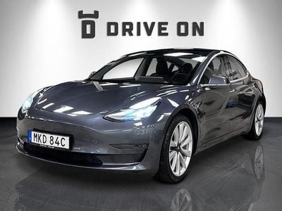 Begagnad Tesla Model 3 Long Range AWD 324 kW (441 HK) 2020 Grå Sedan