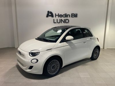 begagnad Fiat 500e Bev icon hb 320 km panorama