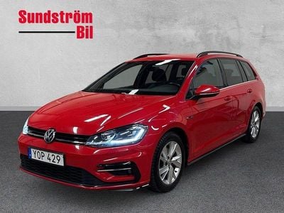 Begagnad VW Golf VII R-line 150 HK (110 kW) 2018 Röd Kombi