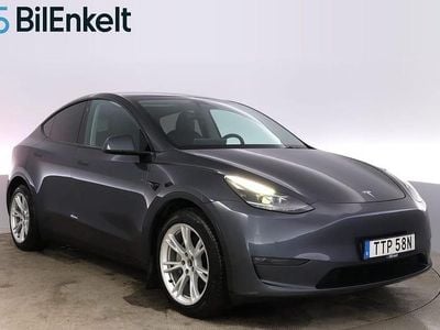 Begagnad Tesla Model Y Long Range AWD 378 kW (514 HK) 2022 Grå SUV