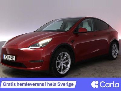 Begagnad Tesla Model Y Long Range AWD 378 kW (514 HK) 2022 Röd SUV