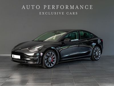 begagnad Tesla Model 3 Performance AWD Sensorer Hemleverans 2022, Halvkombi