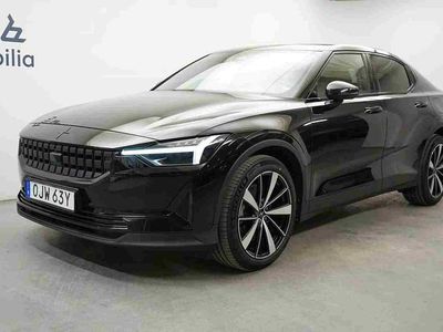 Svart Begagnad 2022 Polestar 2 Long Range Single Motor Halvkombi | 319 900 kr (Marknadspris)