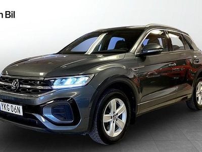 Indium grey metallic Begagnad 2024 VW T-Roc R-line SUV | 369 900 kr (Lite dyr)