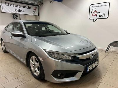Begagnad Honda Civic Executive 182 HK (133 kW) 2018 Silver Sedan