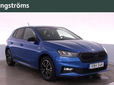 Race blue metallic Begagnad 2024 Skoda Fabia Monte Carlo Halvkombi | 219 000 kr (Marknadspris)