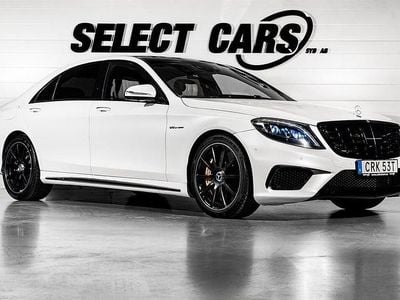 Begagnad Mercedes S63 AMG AMG 585 HK (430 kW) 2014 Vit Sedan