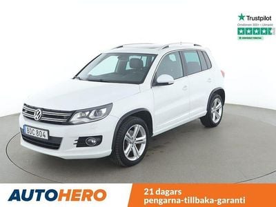 Vit Begagnad 2015 VW Tiguan R-line SUV | 165 000 kr (Lite dyr)