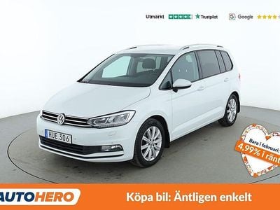Begagnad VW Touran 112 HK (82 kW) 2015 Vit Minibuss